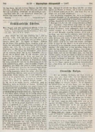 794-796 Literarische Notizen