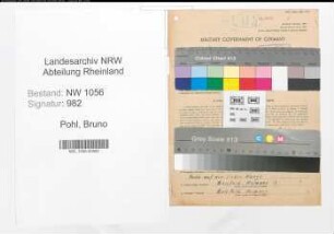 Entnazifizierung Bruno Pohl , geb. 30.08.1906 (Beamter)