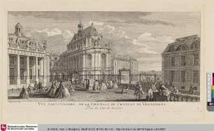 Vuë particuliere de la Châpelle du Chateau de Versailles