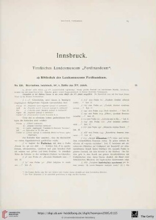 Tirolisches Landesmuseum „Ferdinandeum”