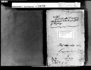Verkauf oder Verpachtung des Pastorat- Seidenberger Hofes zu Siegburg
