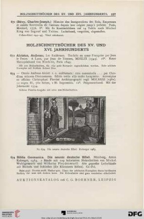 Holzschnittbücher des XV. und XVI. Jahrhunderts (Nr. 672-697)