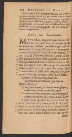 Cap. 20. De minoribus.