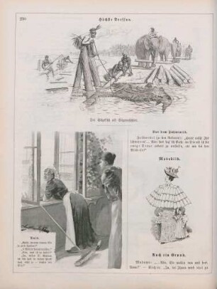 "Höchste Dressur" "Naiv" "Modebild"