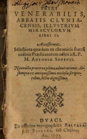 Libri duo illustrium miraculorum