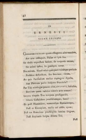 In Ernesti Vitam Gesneri