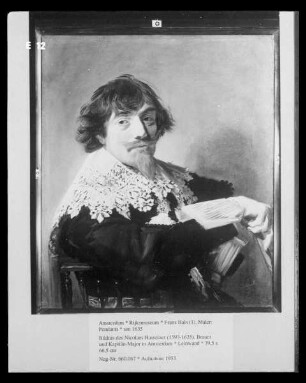 Bildnis des Nicolaes Hasselaer (1593-1635), Brauer und Kapitän-Major in Amsterdam
