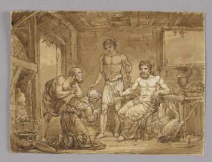Jupiter und Hermes bei Philemon und Baucis