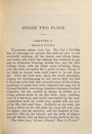 Under two flags : a novel ; in two volumes, Vol. II.