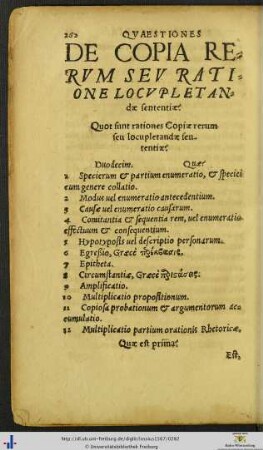 De Copia Rerum Seu Ratione Locupletandæ sententiæ