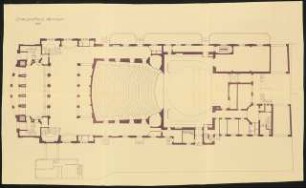 Schauspielhaus, Hannover: Grundriss 1:100