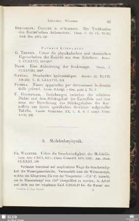 3. Molekularphysik