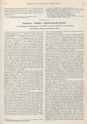 477-484 Geschehnis - Reaktion - Anerkennung des Gerichts