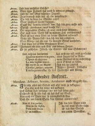 Zehender Auftritt