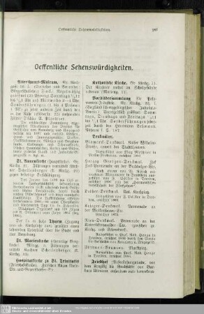 Oeffentliche Sehenswürdigkeiten
