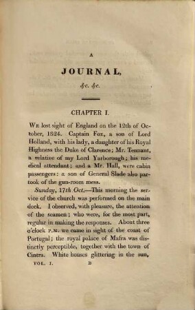Journal of a voyage up the Mediterranean principally among the islands of the Archipelago, and in Asia Minor : including many interesting particulars relative to the Greek revolution ..., 1
