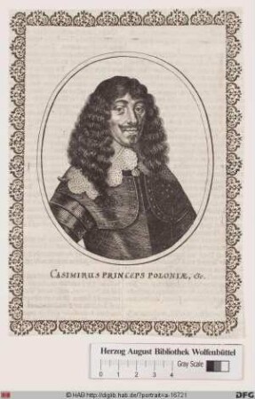 Bildnis Johann Kasimir (Jan Kazimierz), König von Polen (reg. 1648-68)