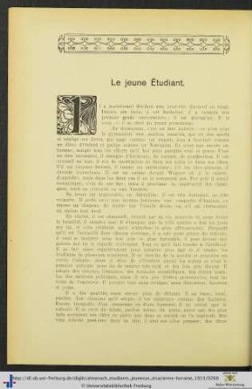 Le jeune Étudiant.