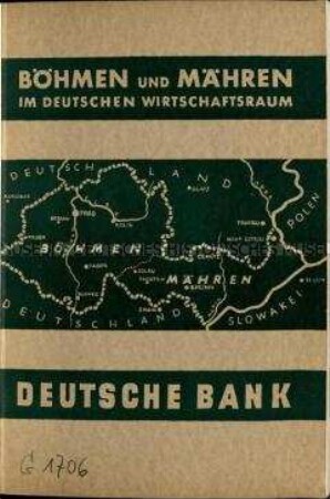 Volkswirtschaftliche Schrift über das Protektorat Böhmen und Mähren