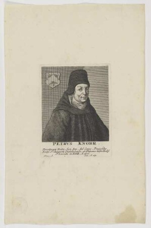 Bildnis des Petrvs Knorr