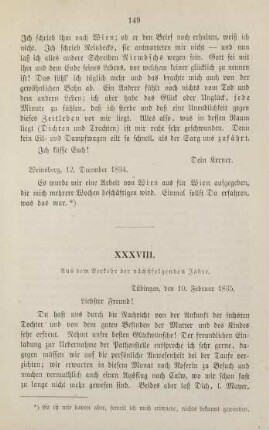 149-172, XXXVIII. Aus dem Verkehr der nächstfolgenden Jahre