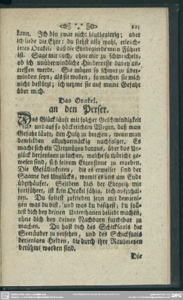 Das Orakel an den Perser
