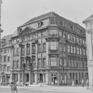 Hartmann'sches Haus : Bautzen. Hartmannsches Haus, Hauptmarkt. Straßenbild