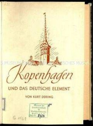 Veröffentlichung über die Geschichte der Stadt Kopenhagen