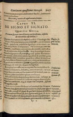 Caput VI. De Signo Et Signato.