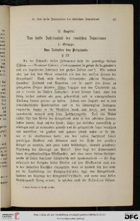 II. Kapitel: Das halbe Jahrtausend des römischen Imperiums