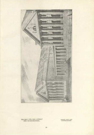 Projekt für den Ausbau der Museumsinsel. Ansicht nach dem Kupfergraben