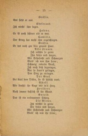 Der häusliche Krieg : Oper in einem Aufzuge. Text v. Friedrich Castelli. Musik v. Franz Schubert