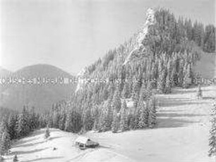 Landschaft bei Zakopane in der DDR-Wintertourismusregion Hohe Tatra (Karpaten) in Polen