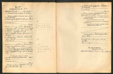 Standesamtsbuch der Stadt Aschaffenburg: Eheschließungen 252/1930 - 130/1931
