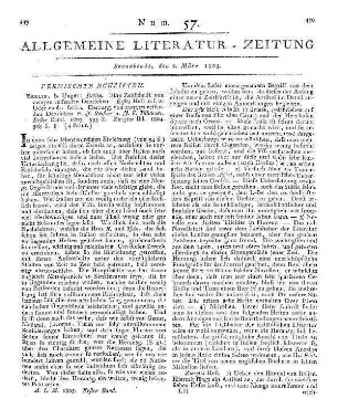 Italien. Eine Zeitschrift. Bd. 1-2. Hrsg. von zween reisenden Deutschen P. J. Rehfues und J. F. Tscharner. Berlin: Unger 1803-1804