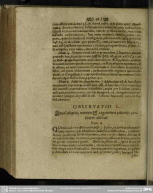 Observatio L. Quod citatio, nomen & cognomen citantis continere debeat