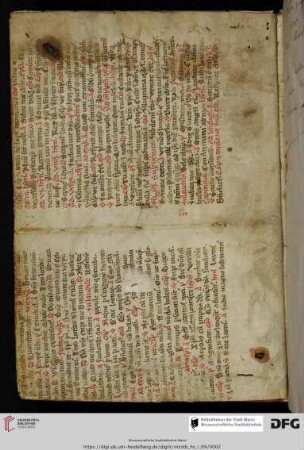Aus einer Hs. des 13./14. Jh.s: Liber ordinarius; Passions- bzw. Fastenzeit