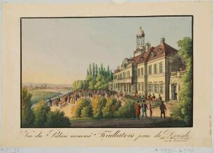 Findlaters Weinberg am Loschwitzer Elbhang zwischen Saloppe und Mordgrund bei Dresden nach Nordwesten, im Hintergrund die Stadt Dresden im Elbtal