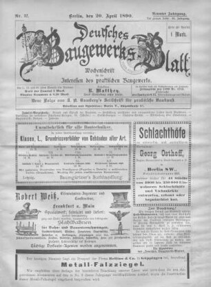 50. Jahrgang. Nr. 12.