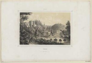 Ansicht von Tharand, Tonlithographie, um 1835 : Tharand / N. d. Nat. gez. u. lith. v. C. W. Arldt. - Dresden : Meysel ; Dresden : Lehmann & Opitz , [um 1835]. - 1 Kunstbl. : Tonlithogr. ; 17 x 11 cm