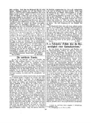 H. v. Helmholtz' Ansicht über die Notwendigkeit einer Gymnasialreform