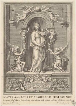 Die Madonna von Loreto ("Mater amabilis et admirabilis protege nos")