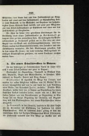 ¬Die¬ armen Schulschwestern in Bayern