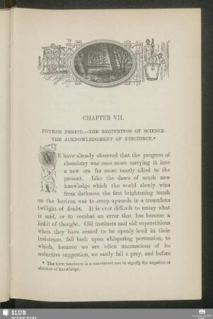 Chapter VII. Fourth Period. - The Beginnings Of Science. The Acknowledgement Of Nescience