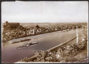 Pirna. Stadtansicht von Nordosten
