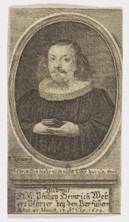 Bildnis des Philipp Heinrich Weber