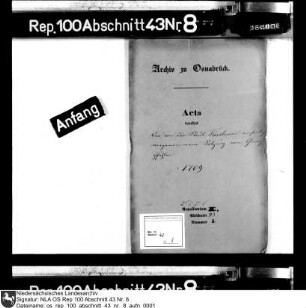 Setzung von Grenzpfählen durch die Stadt Fürstenau