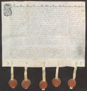 Instrumentum probationis Lothar Friedrich von Dalbergs.