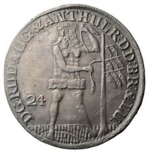 Fundmünze, 24 Mariengroschen (2/3 Taler), 1702