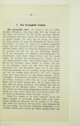 7. Das Herzogtum Sachsen